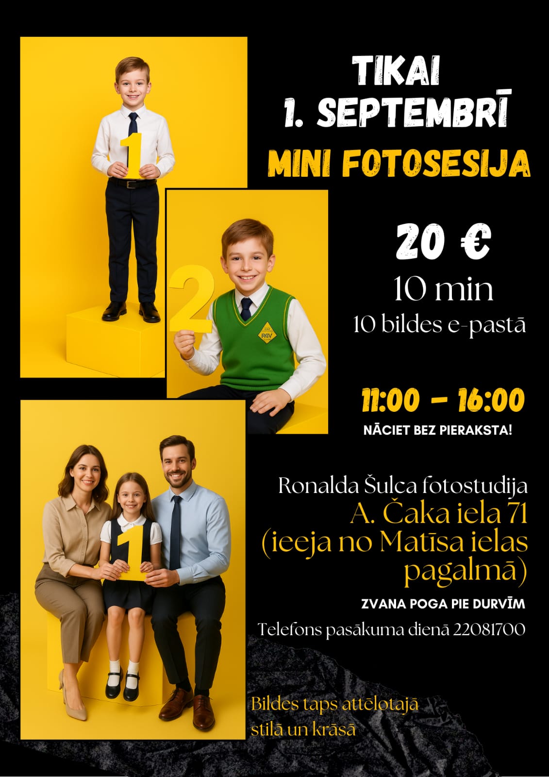 Mini fotosesijas plakāts